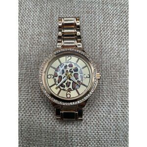 Michael Kors Women’s Watch Gold Tone and Animal Print Fits Small 7 Inch Wrist